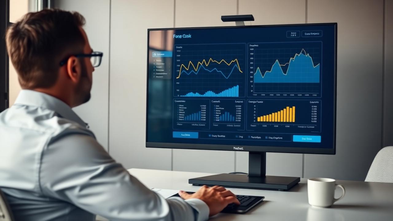 Prévisionnel de trésorerie sur écran — MFinances