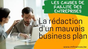 La redaction dun mauvais business plan Page Test 1 - MFINANCES Expert Comptable Belgique
